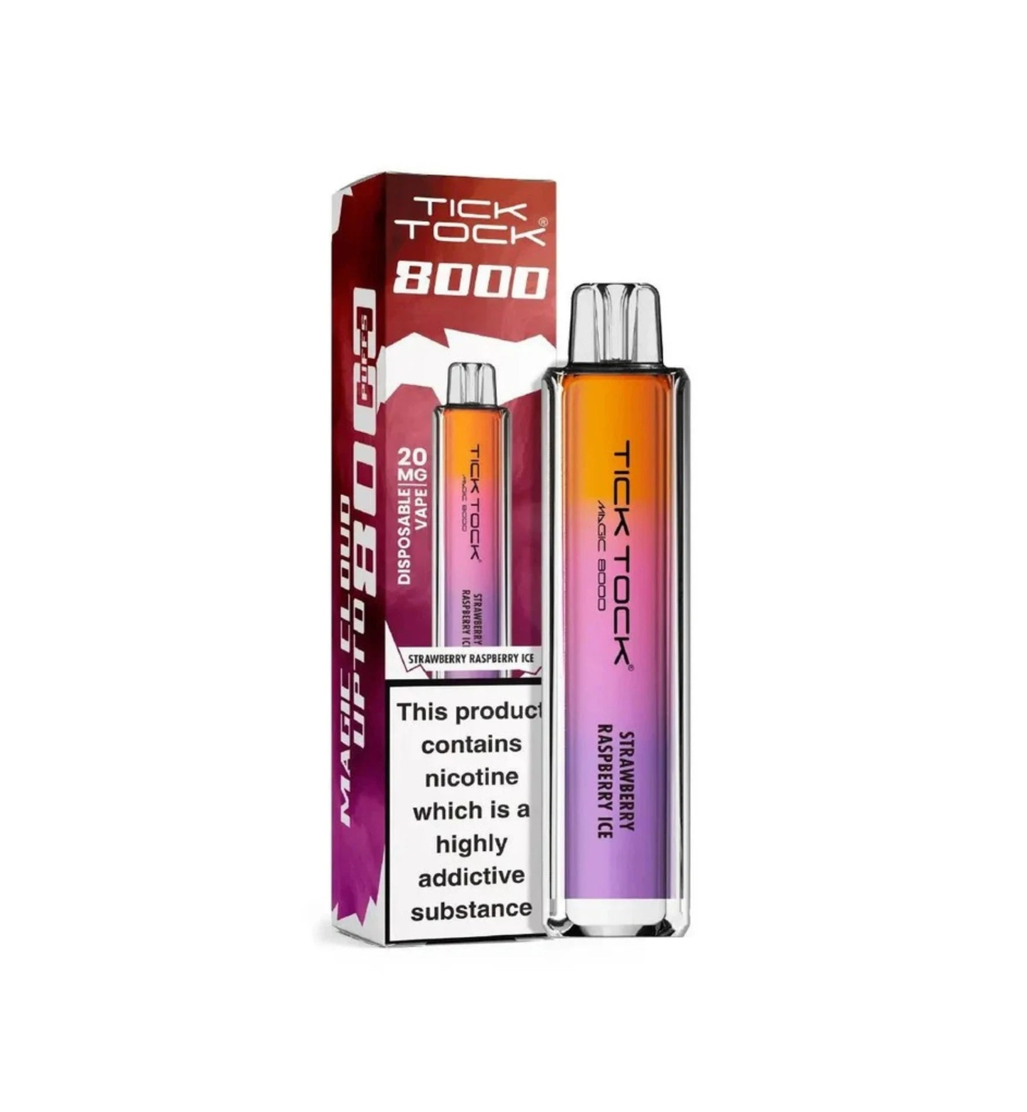 Tick Tock Magic 8000 Rechargeable Vape