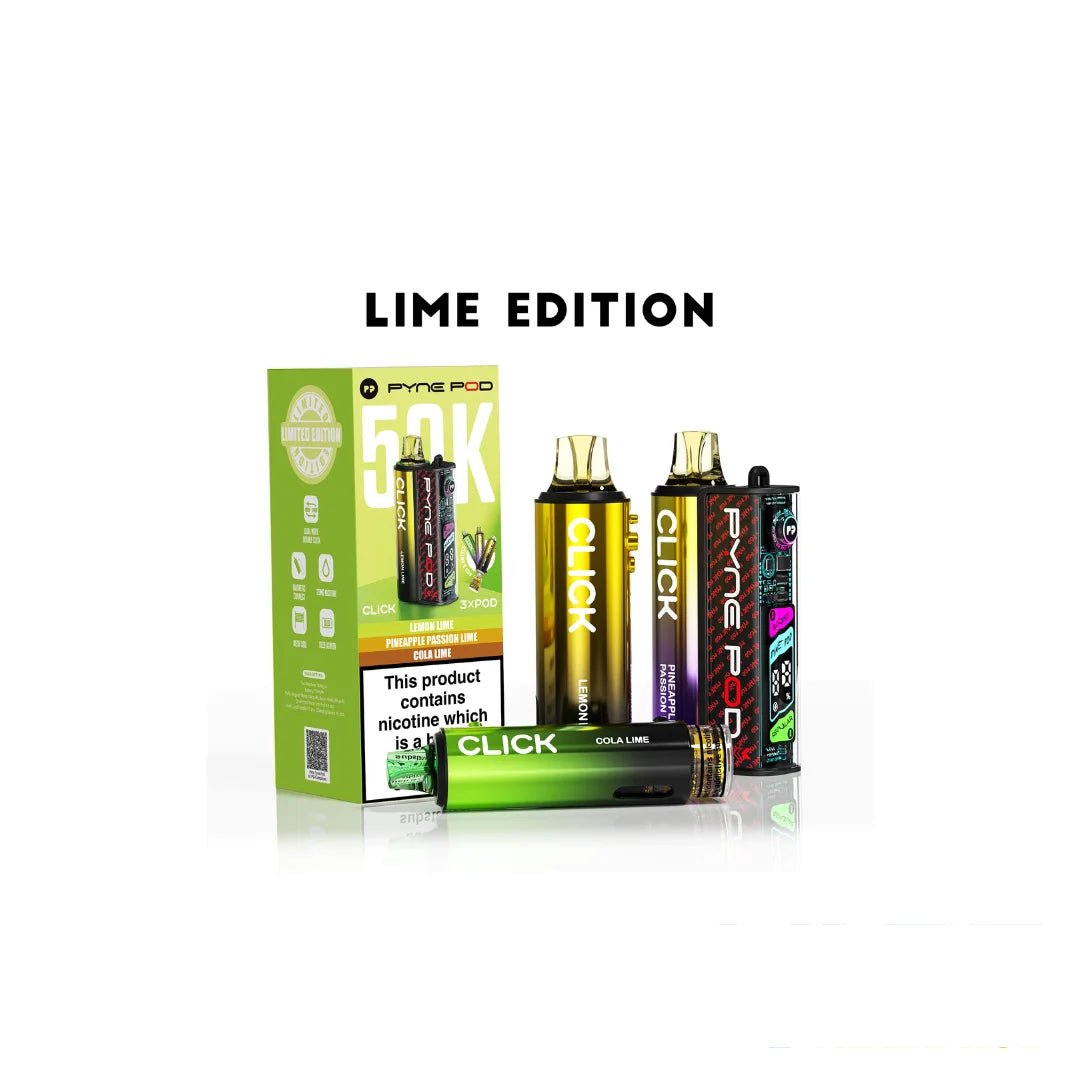 Pyne Pod Click 50K Puffs Vape Pod Kit 3 in 1 Flavor