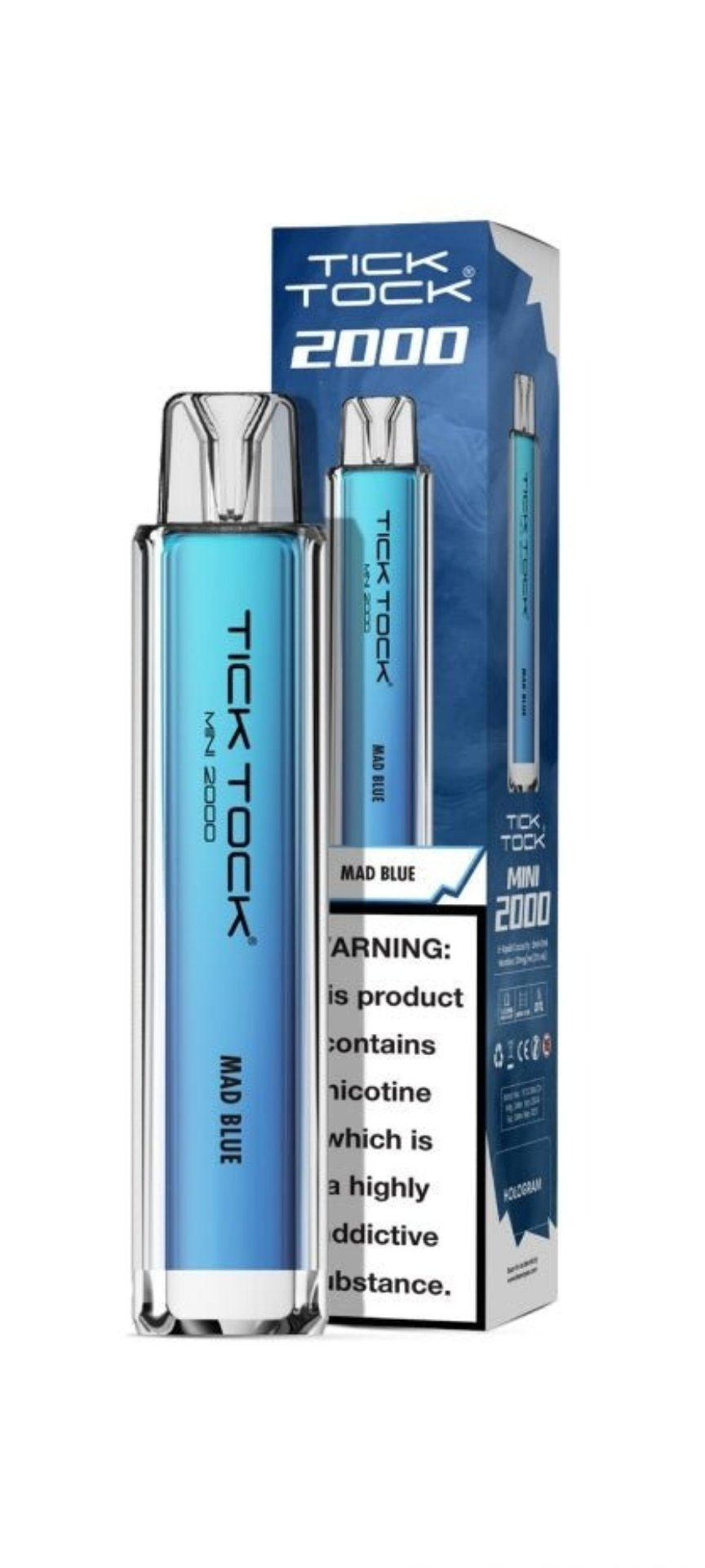 Tick Tock Mini 2k Rechargeable Vape