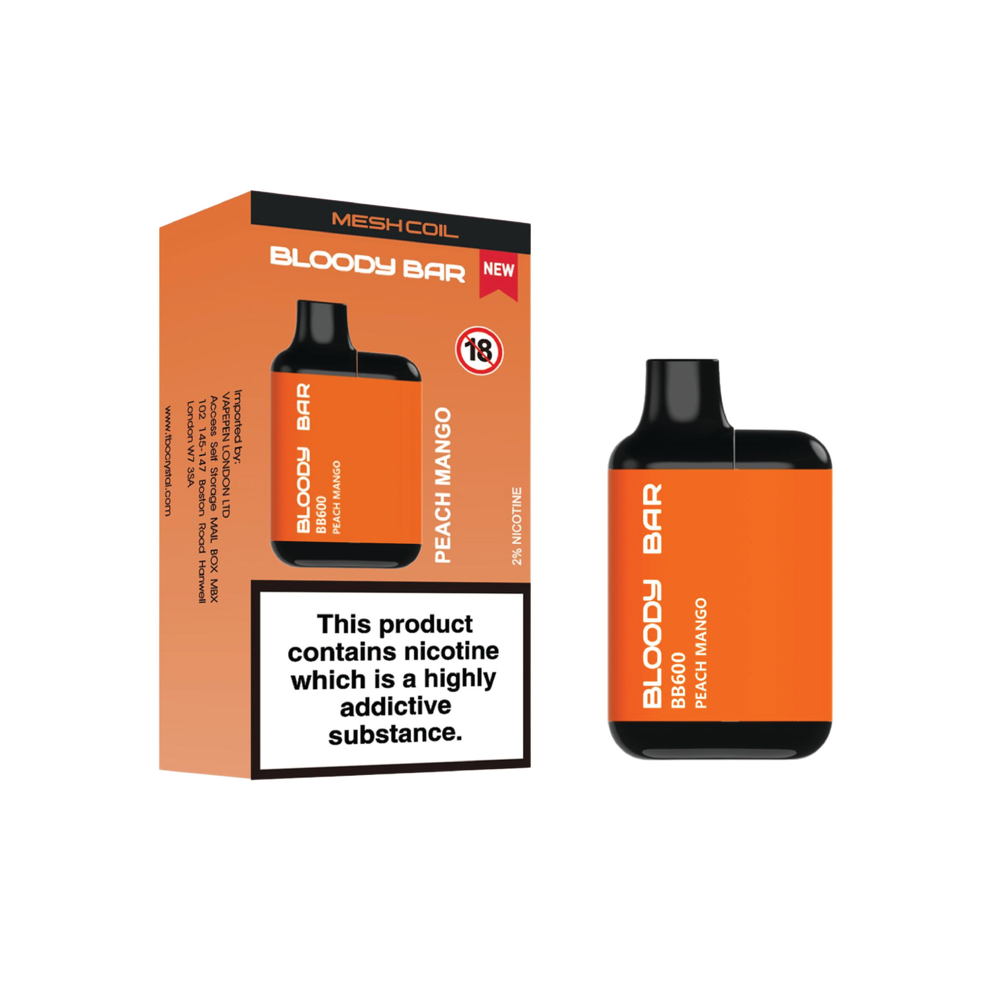 Bloody Bar BB600 Pre-filled Pod Kit