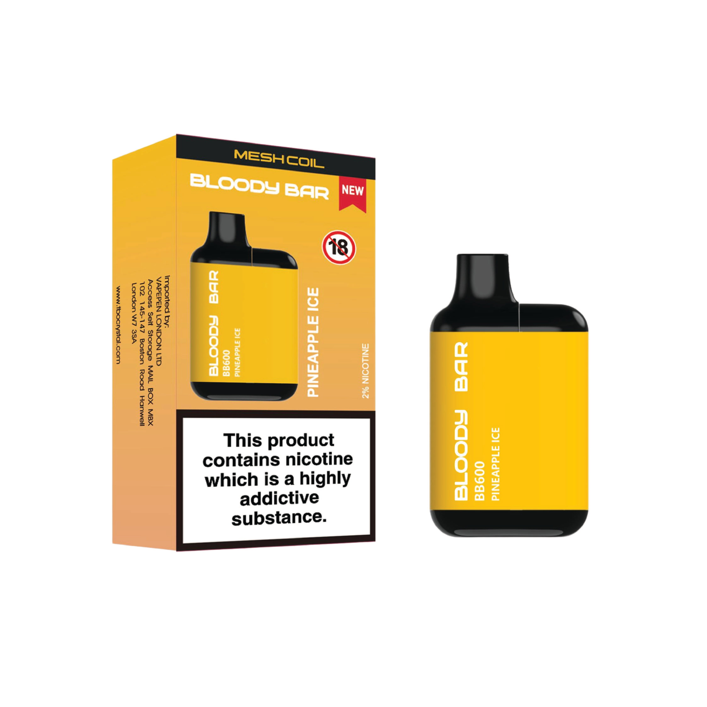 Bloody Bar BB600 Pre-filled Pod Kit