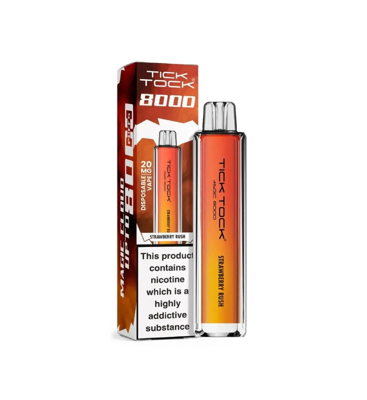 Tick Tock Magic 8000 Rechargeable Vape