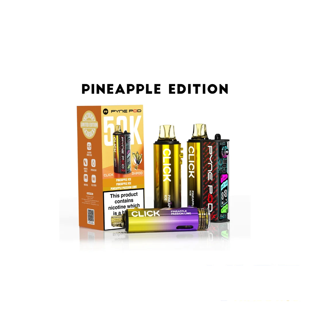 Pyne Pod Click 50K Puffs Vape Pod Kit 3 in 1 Flavor