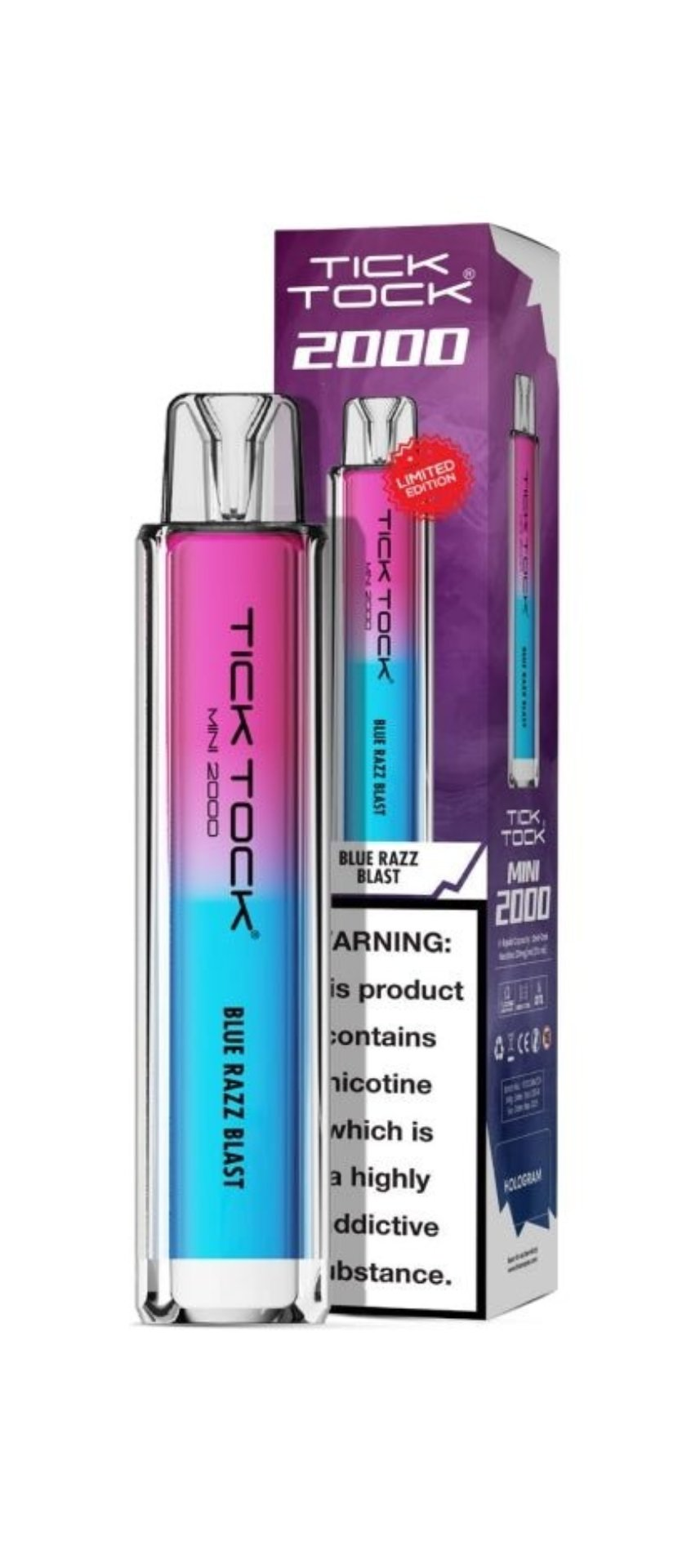 Tick Tock Mini 2k Rechargeable Vape
