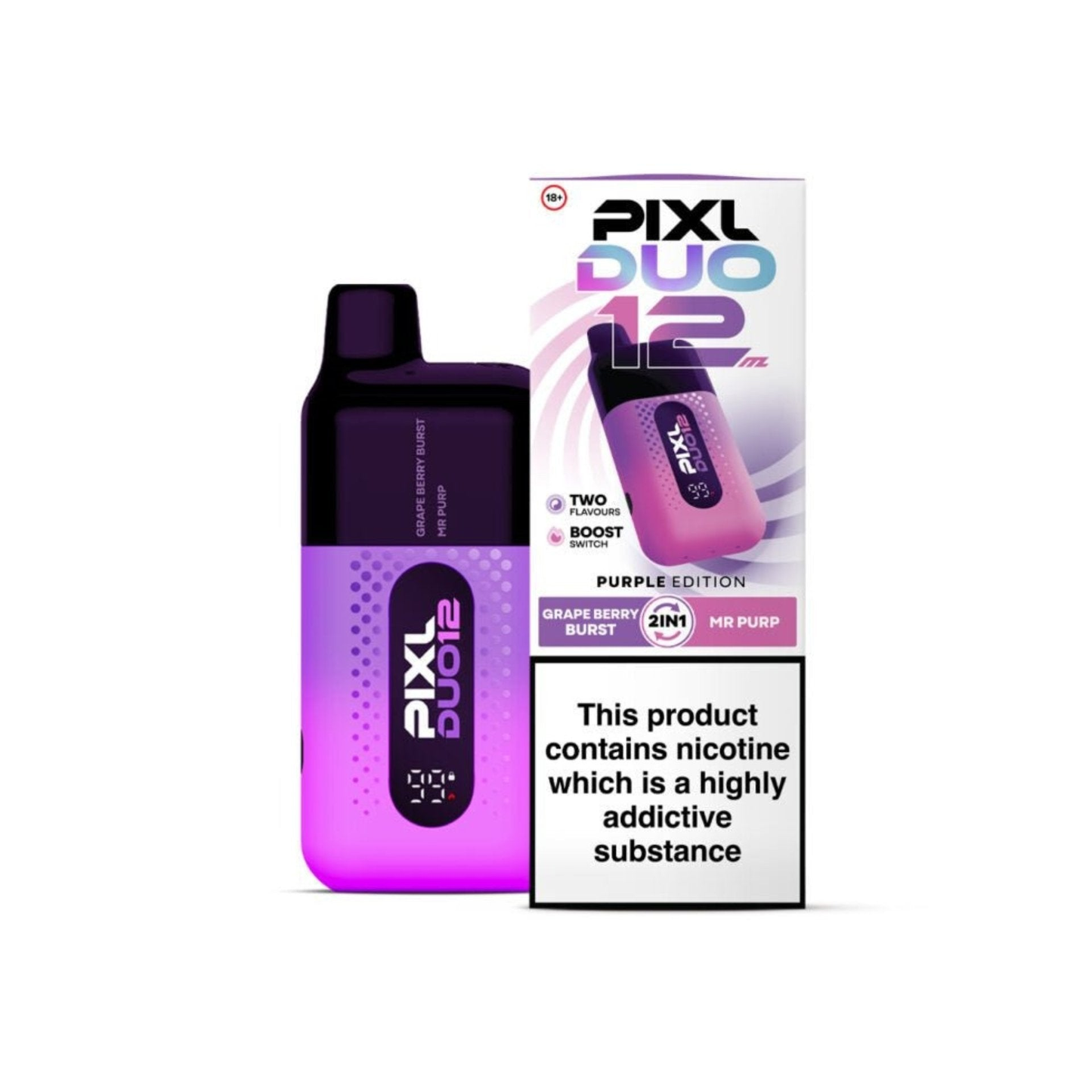Pixl Duo 12000 Rechargeable Vape
