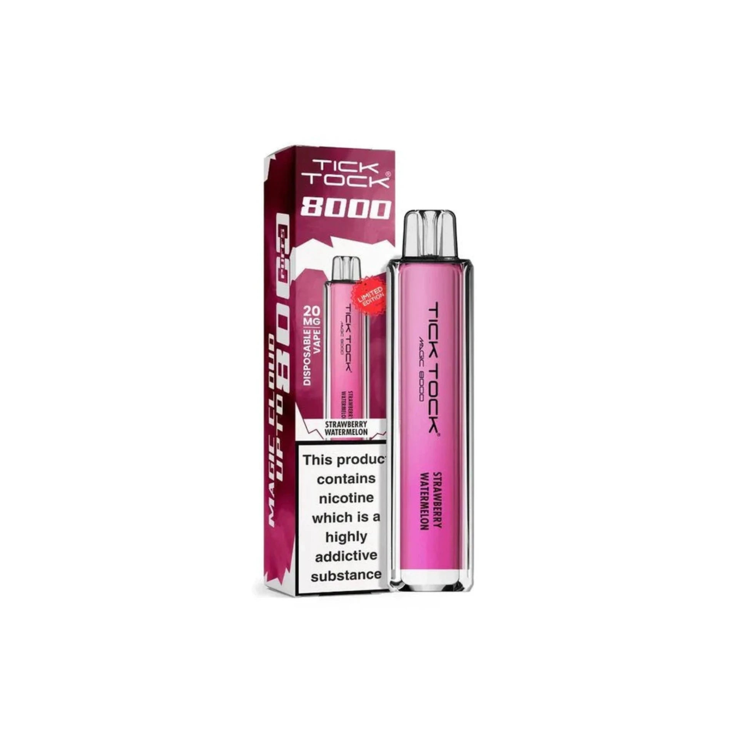 Tick Tock Magic 8000 Rechargeable Vape