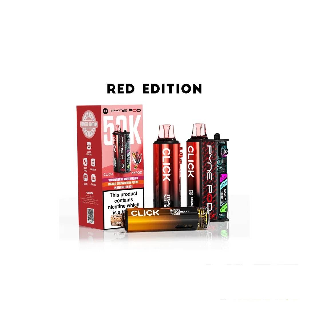 Pyne Pod Click 50K Puffs Vape Pod Kit 3 in 1 Flavor
