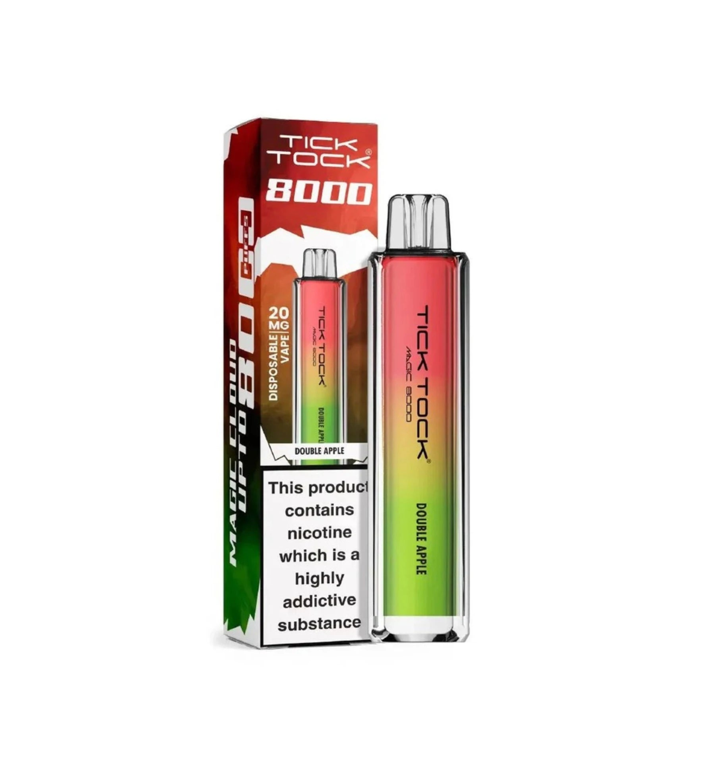Tick Tock Magic 8000 Rechargeable Vape