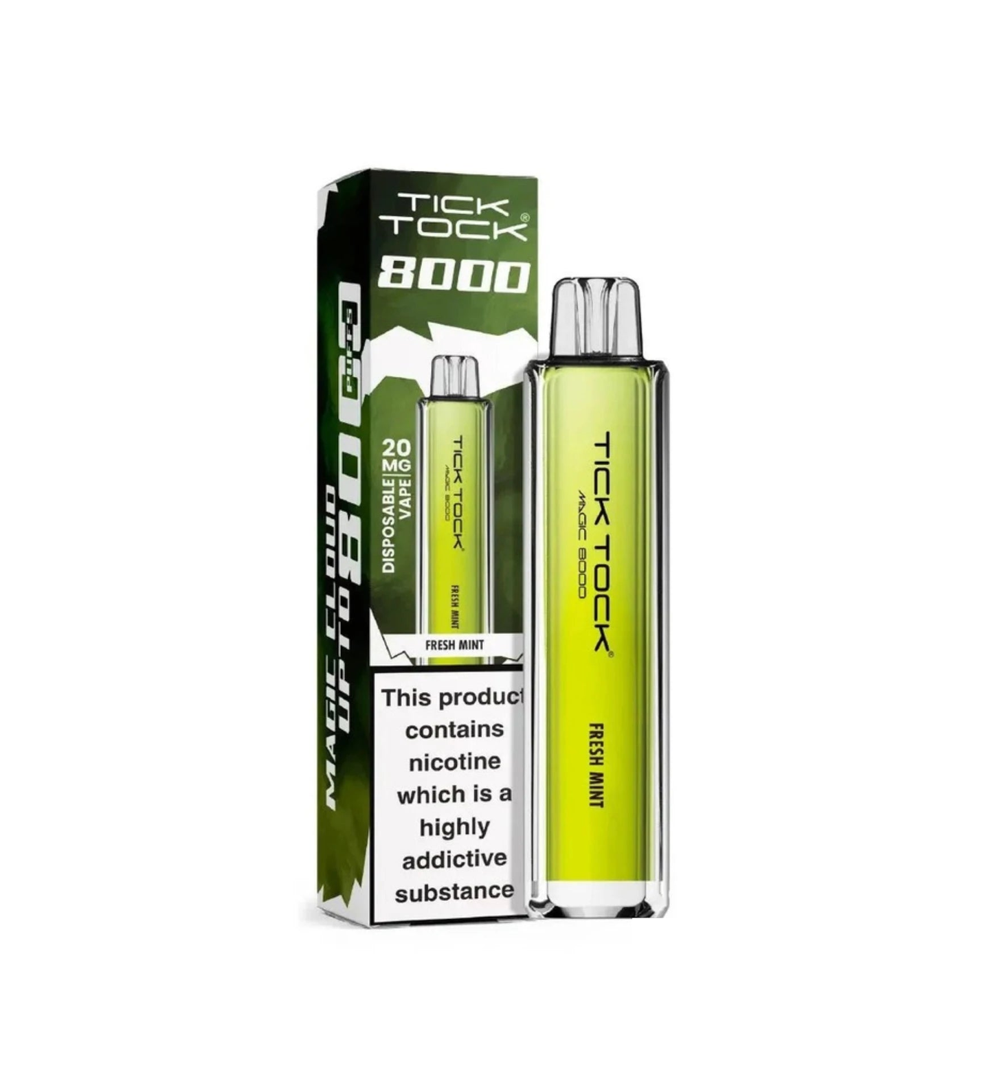 Tick Tock Magic 8000 Rechargeable Vape