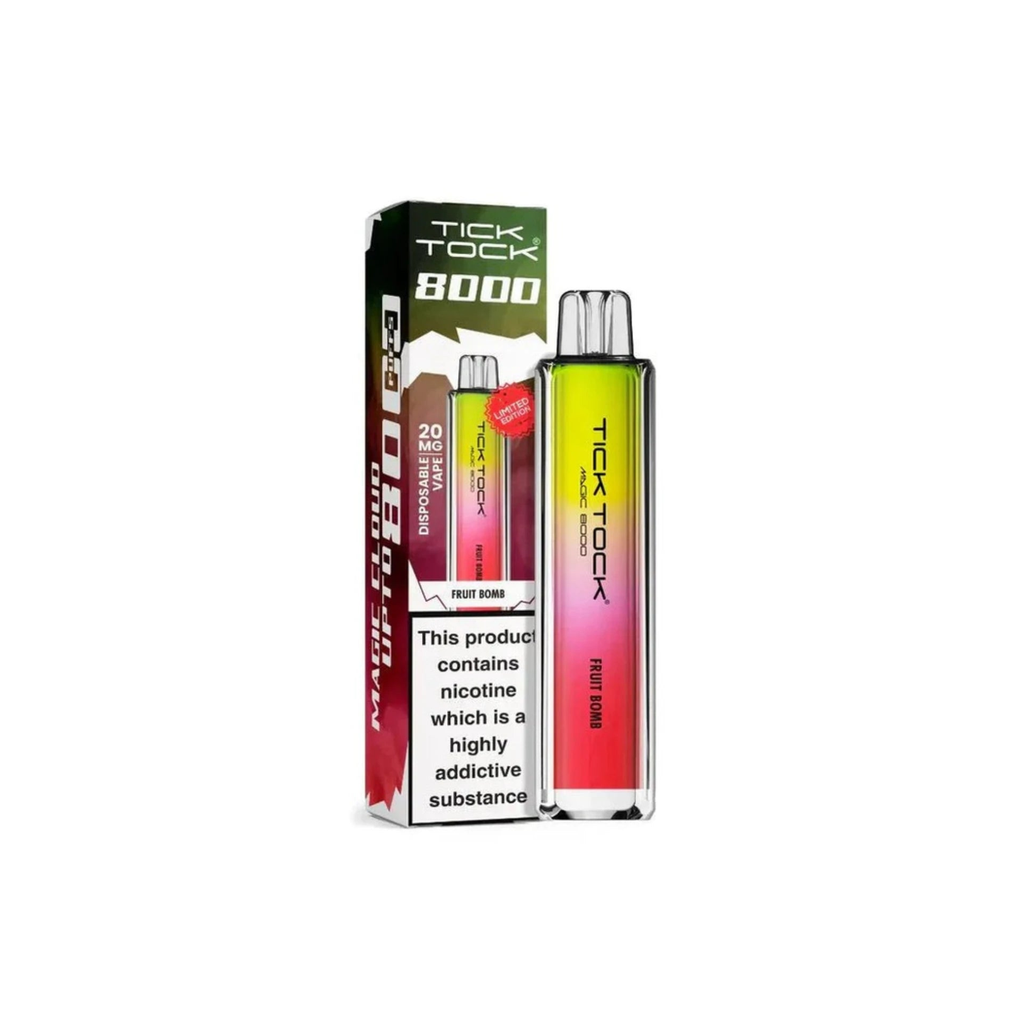 Tick Tock Magic 8000 Rechargeable Vape