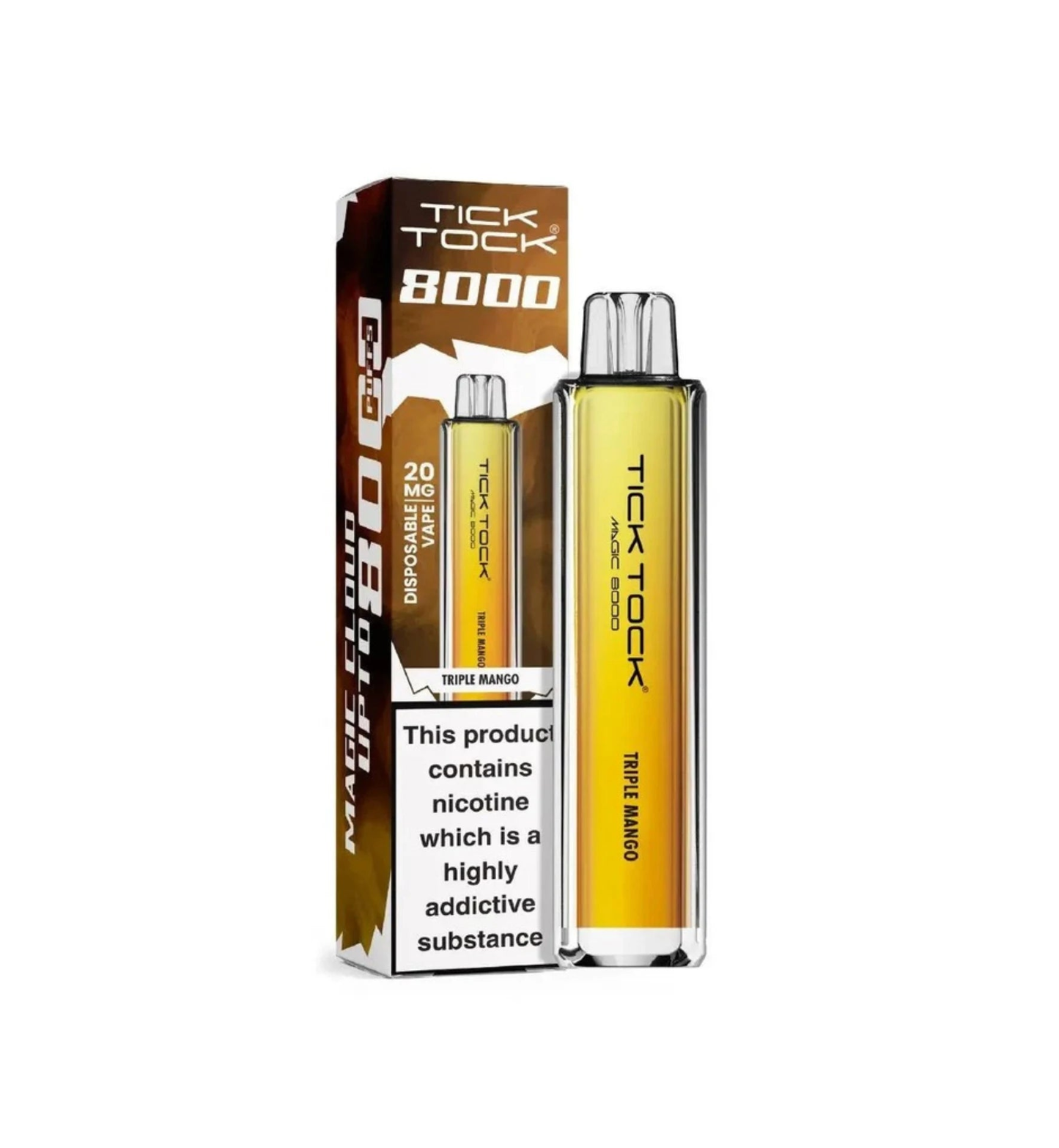 Tick Tock Magic 8000 Rechargeable Vape