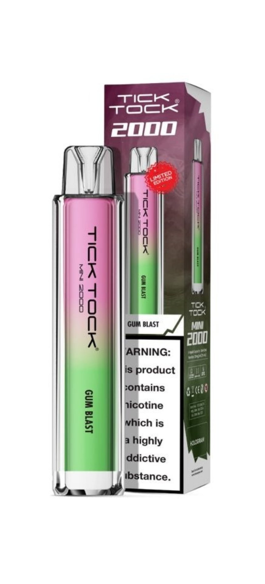 Tick Tock Mini 2k Rechargeable Vape