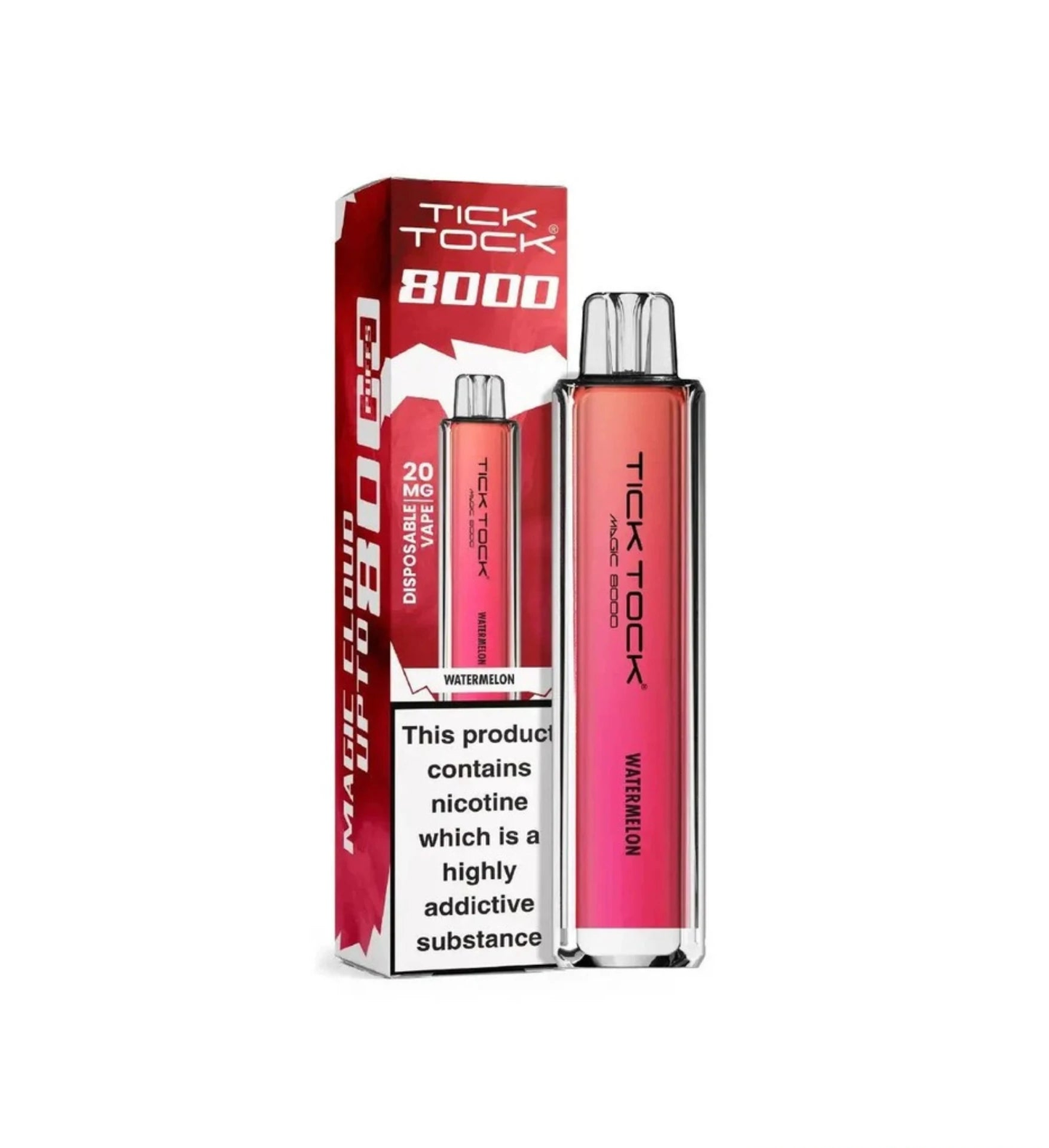 Tick Tock Magic 8000 Rechargeable Vape