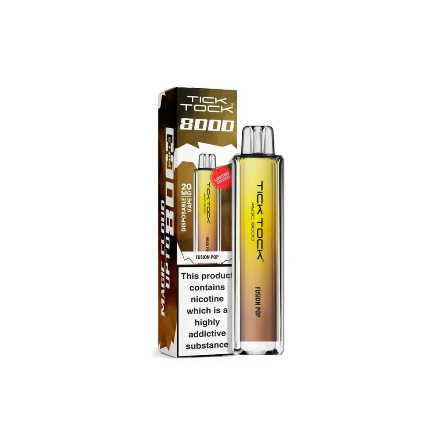 Tick Tock Magic 8000 Rechargeable Vape