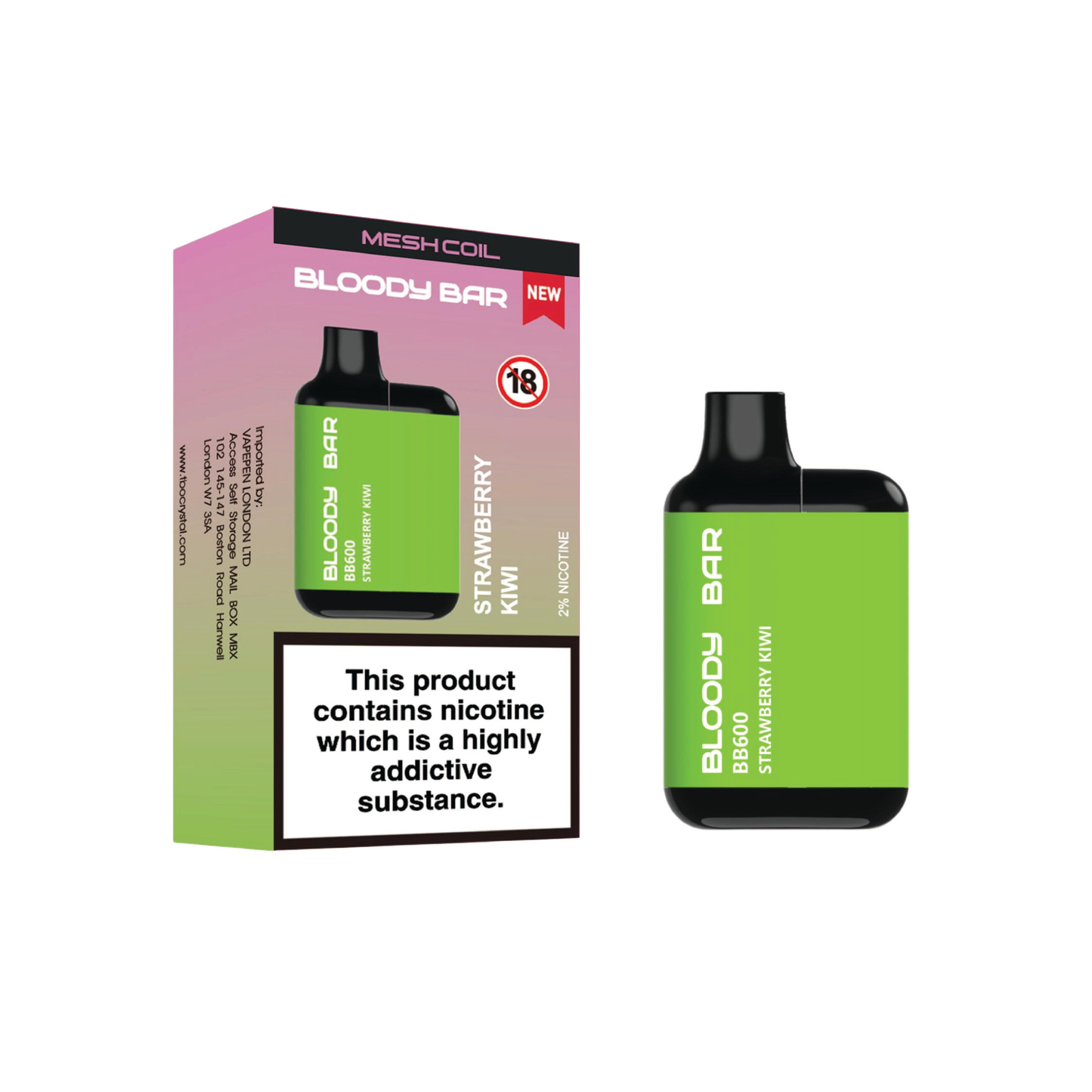 Bloody Bar BB600 Pre-filled Pod Kit