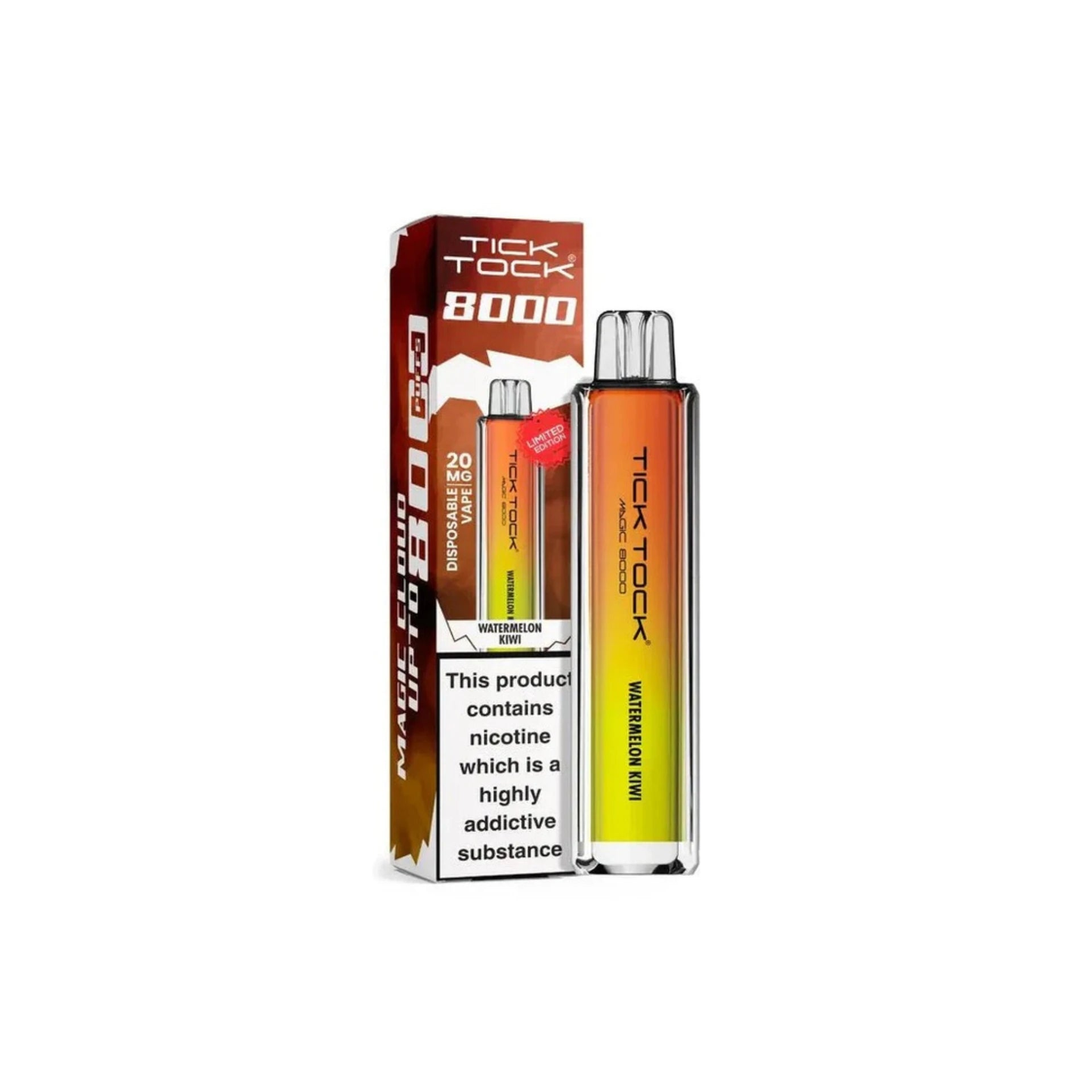 Tick Tock Magic 8000 Rechargeable Vape