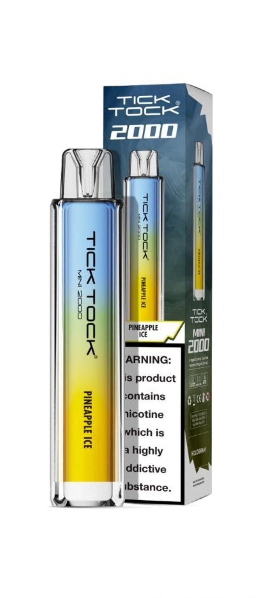 Tick Tock Mini 2k Rechargeable Vape