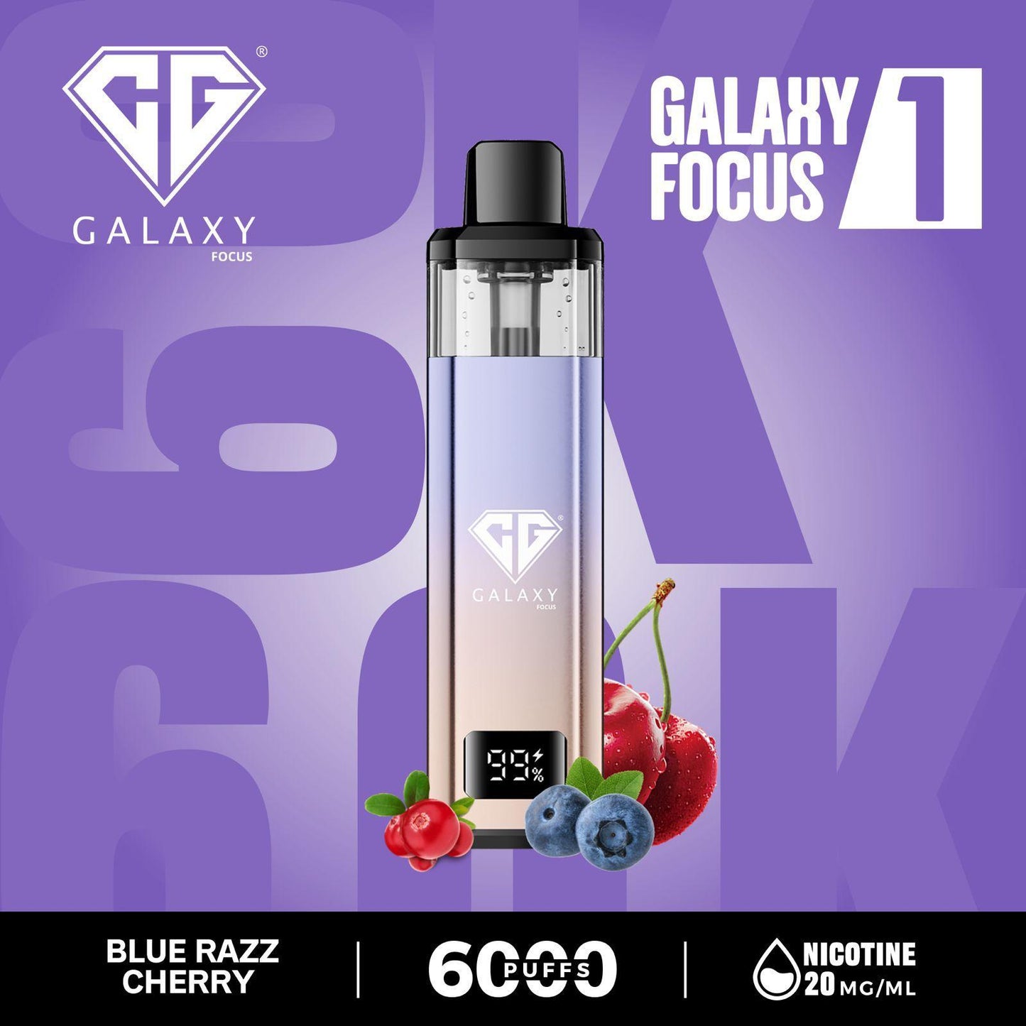 Crystal Galaxy Focus 1 6000 Puffs Pod Kit