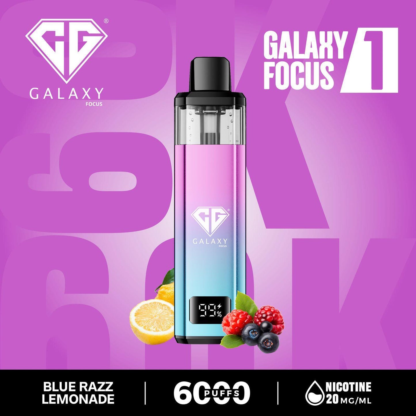 Crystal Galaxy Focus 1 6000 Puffs Pod Kit