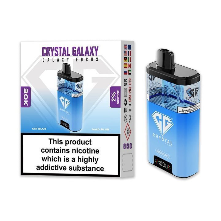 Buy Crystal Galaxy Focus 30k Disposable Vape Box of 5 - Bulk Vape Wholesale