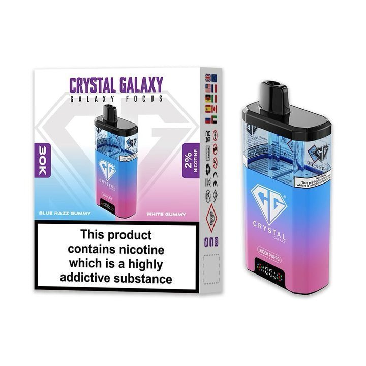 Buy Crystal Galaxy Focus 30k Disposable Vape Box of 5 - Bulk Vape Wholesale