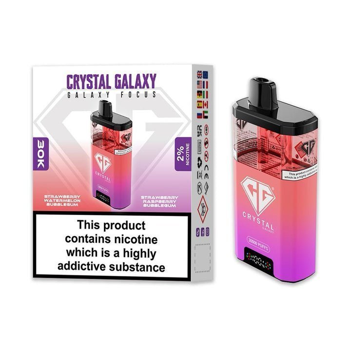 Buy Crystal Galaxy Focus 30k Disposable Vape Box of 5 - Bulk Vape Wholesale