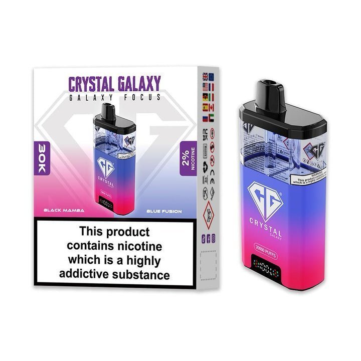Buy Crystal Galaxy Focus 30k Disposable Vape Box of 5 - Bulk Vape Wholesale