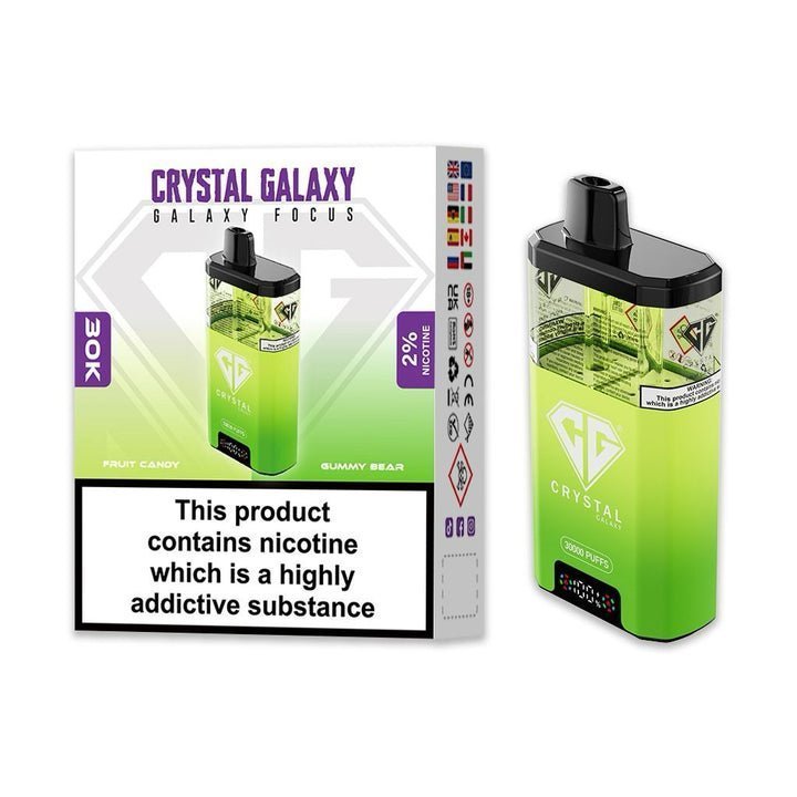 Buy Crystal Galaxy Focus 30k Disposable Vape Box of 5 - Bulk Vape Wholesale