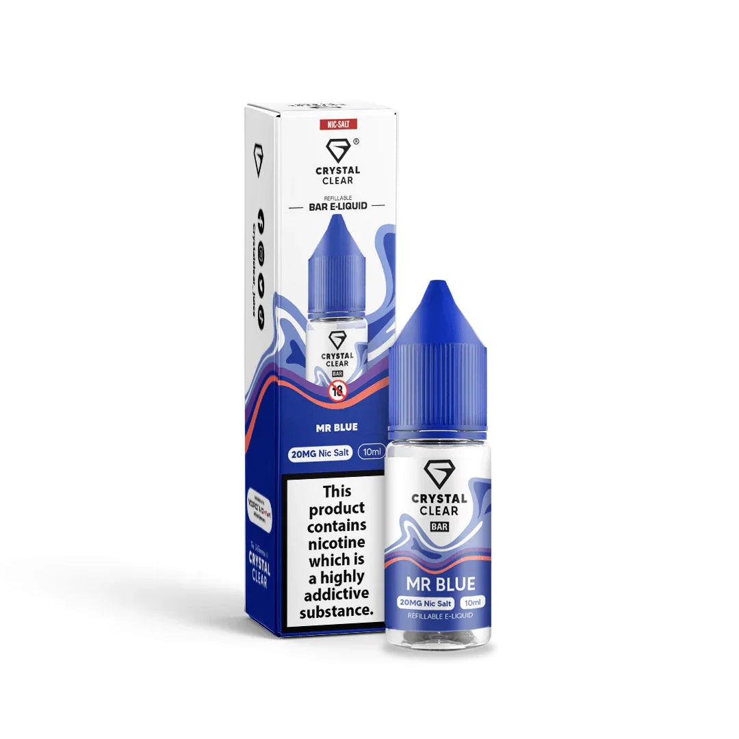Crystal Clear Nic Salts 10ml E-liquids